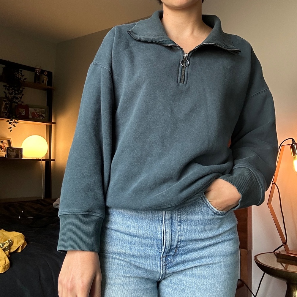 Athleta Fleece Quarter Zip